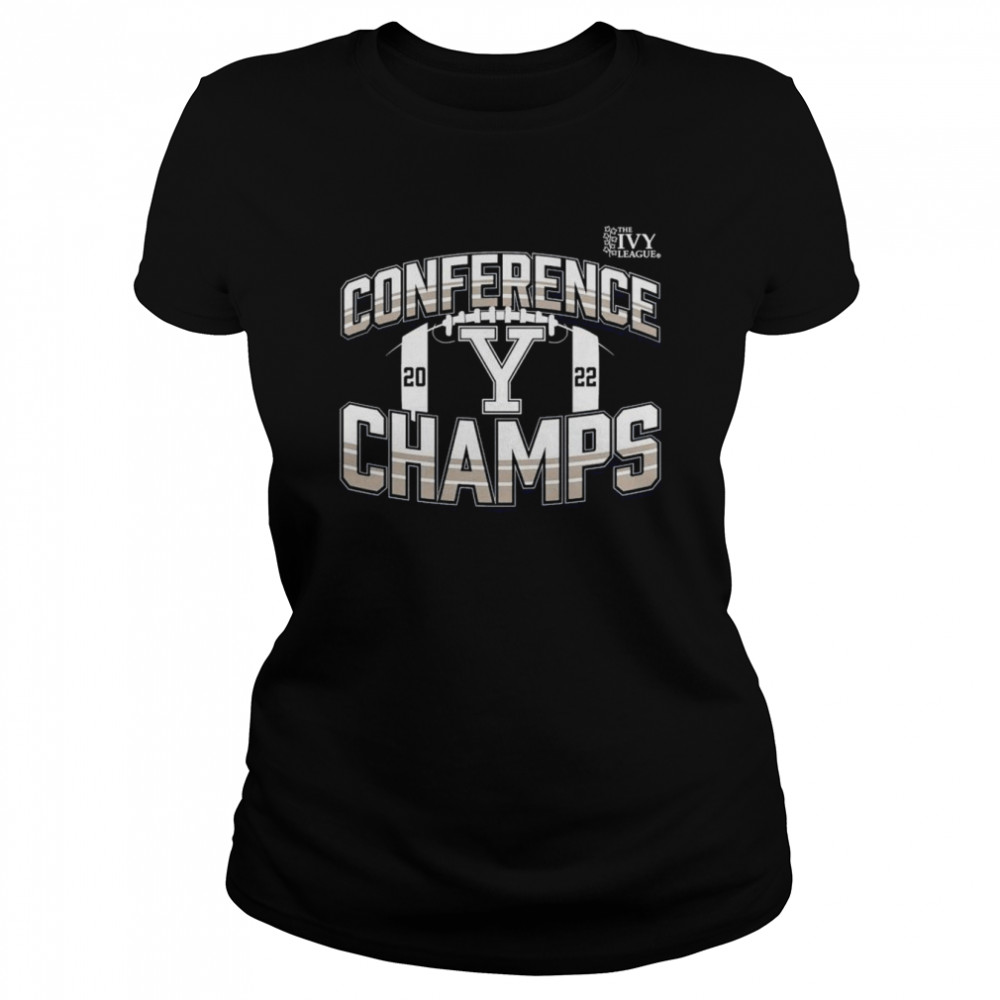 The Ivy League Yale Bulldogs 2022 Conference Champions  Classic Women's T-shirt