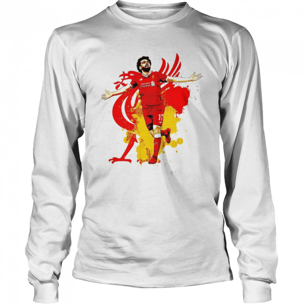 The Red Bird Liverpool Mohamed Salah shirt Long Sleeved T-shirt