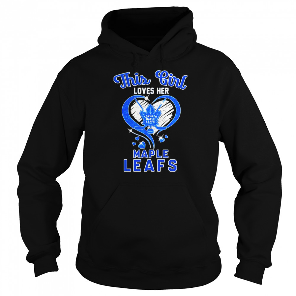 This Girl Loves Her Toronto Maple Leafs  Unisex Hoodie