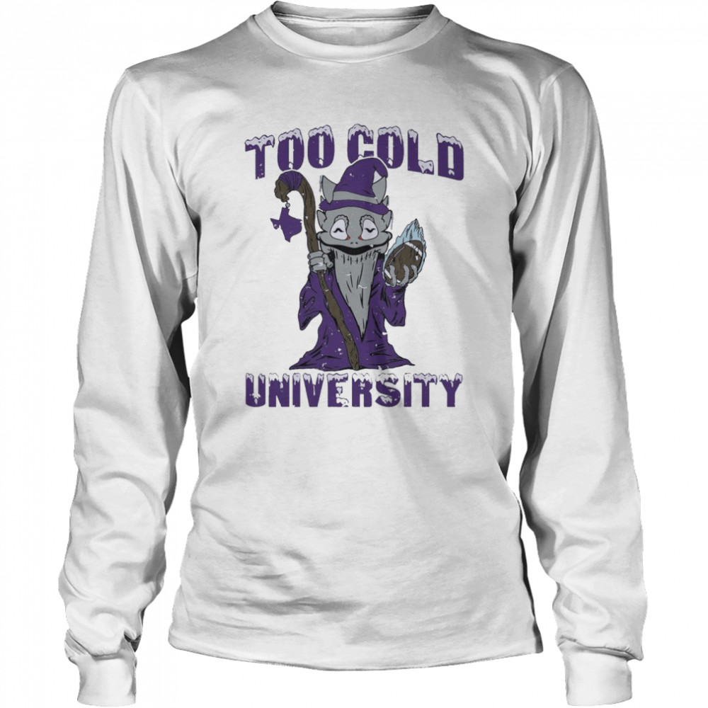 too cold university fort worth football long sleeved t shirt