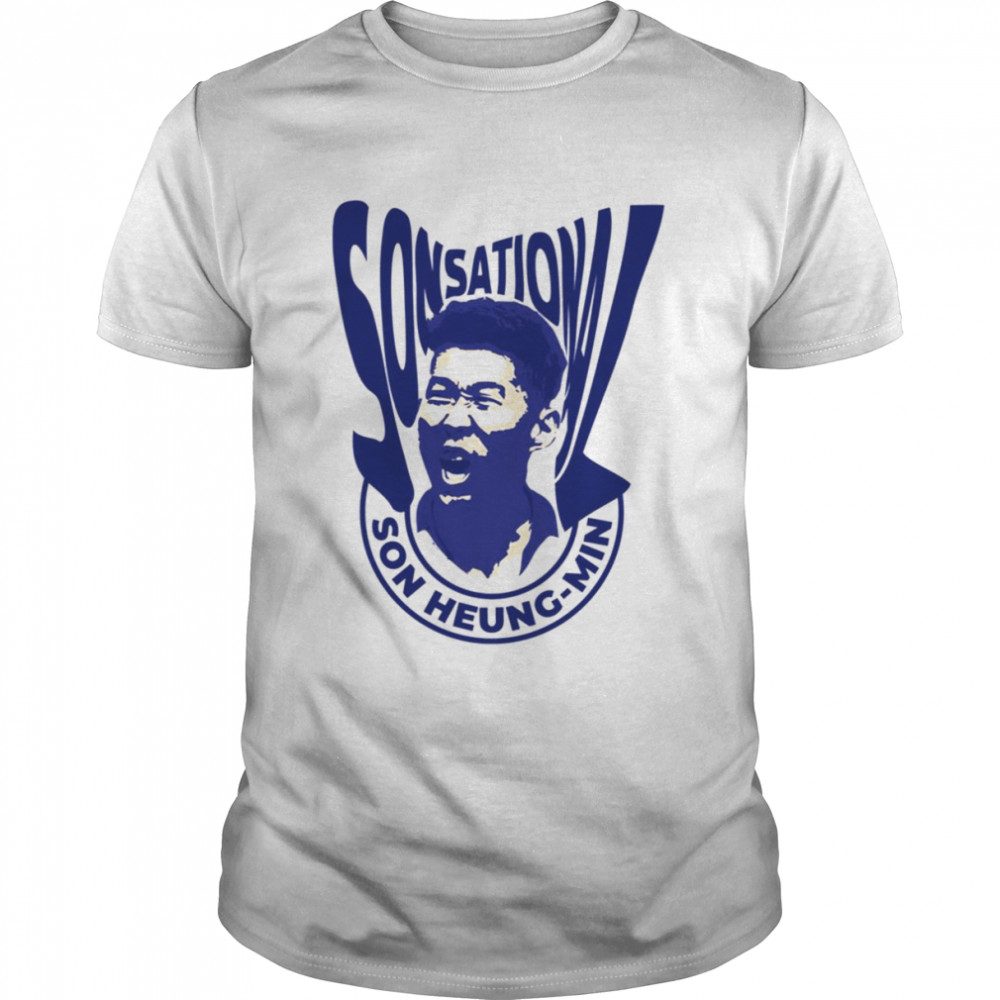 Typographic Design Tottenham Hotspur Son Heung Min shirt Classic Men's T-shirt