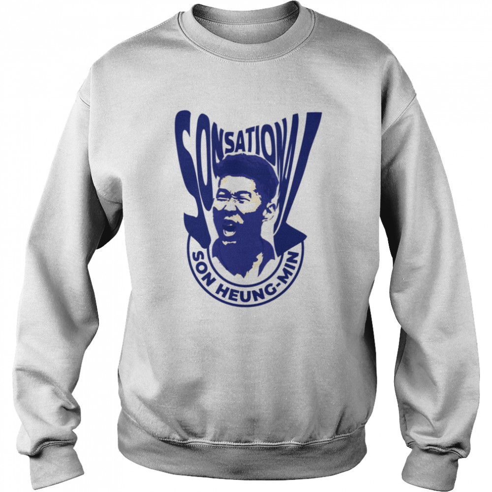 Typographic Design Tottenham Hotspur Son Heung Min shirt Unisex Sweatshirt