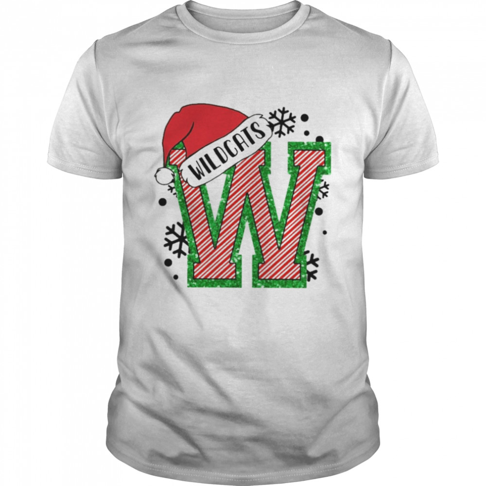 Wildcats hat christmas W logo t-shirt Classic Men's T-shirt