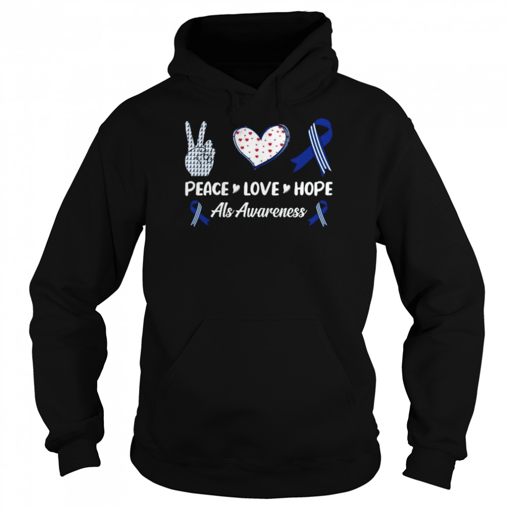 ALS Amyotrophic Lateral Sclerosis Awareness  Unisex Hoodie
