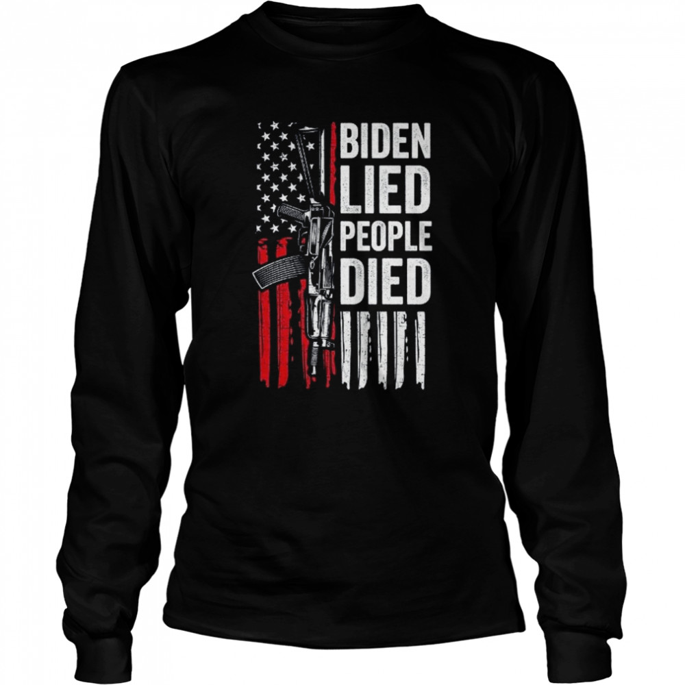 Anti-Joe Biden Gun Rights  Long Sleeved T-shirt