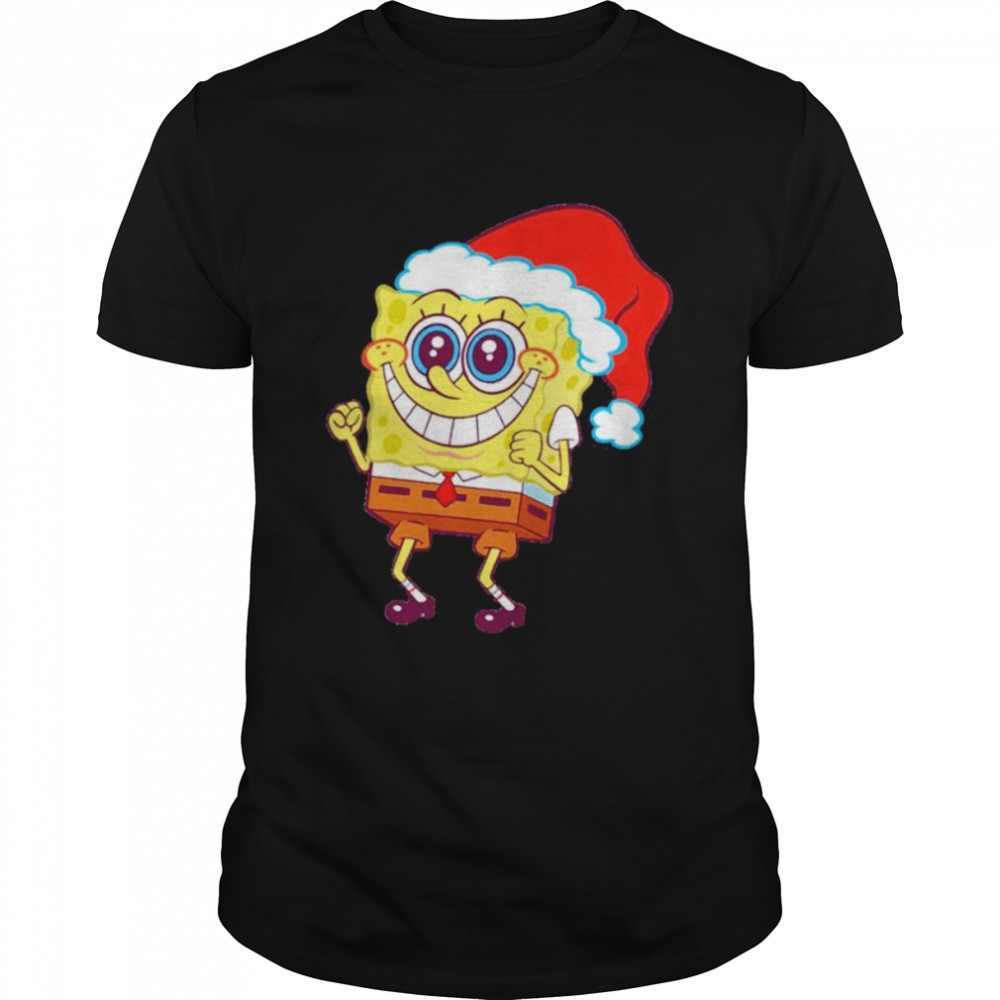 Christmas Spongebob cartoon funny holiday t-shirt Classic Men's T-shirt