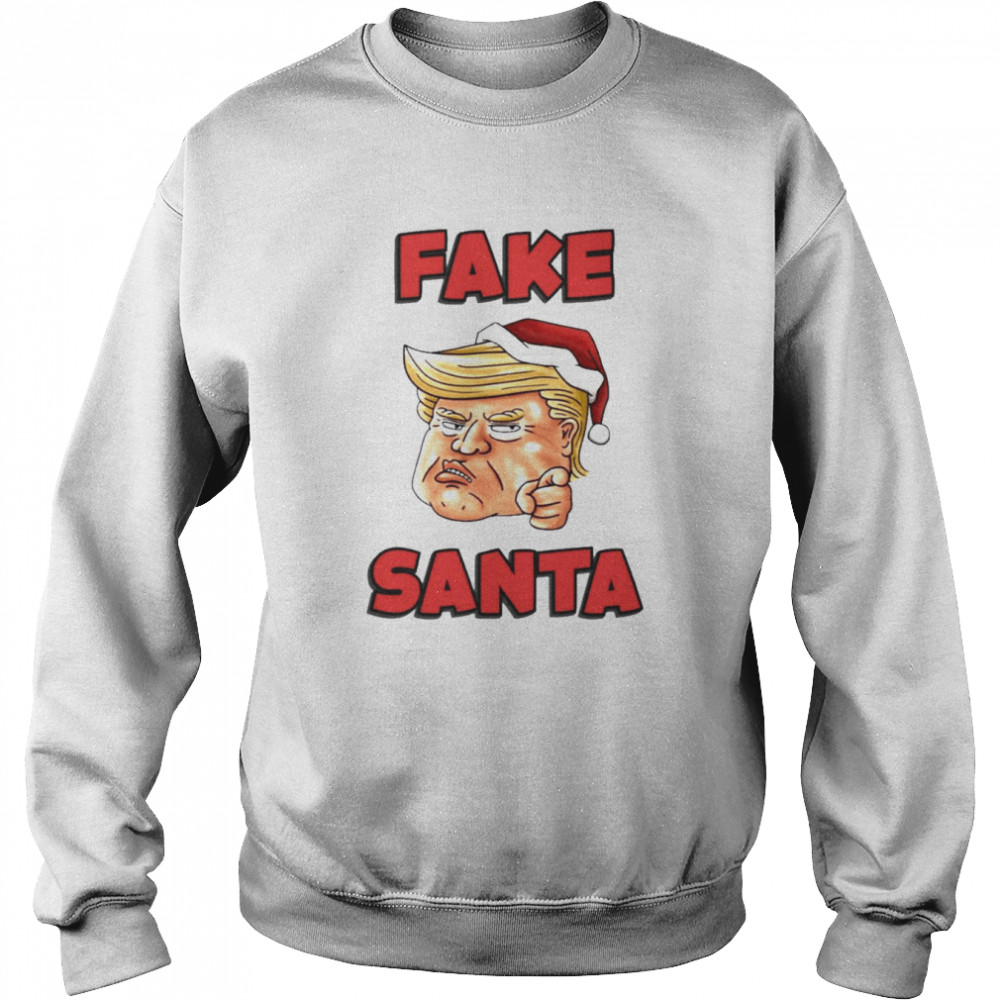 Christmas Trump fake santa t-shirt Unisex Sweatshirt