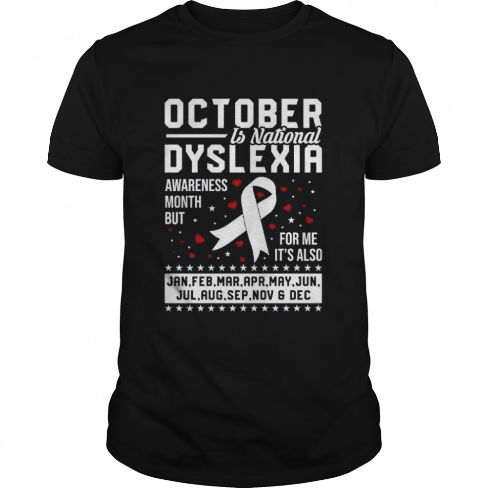 Dyslexia Awareness  Classic Men's T-shirt