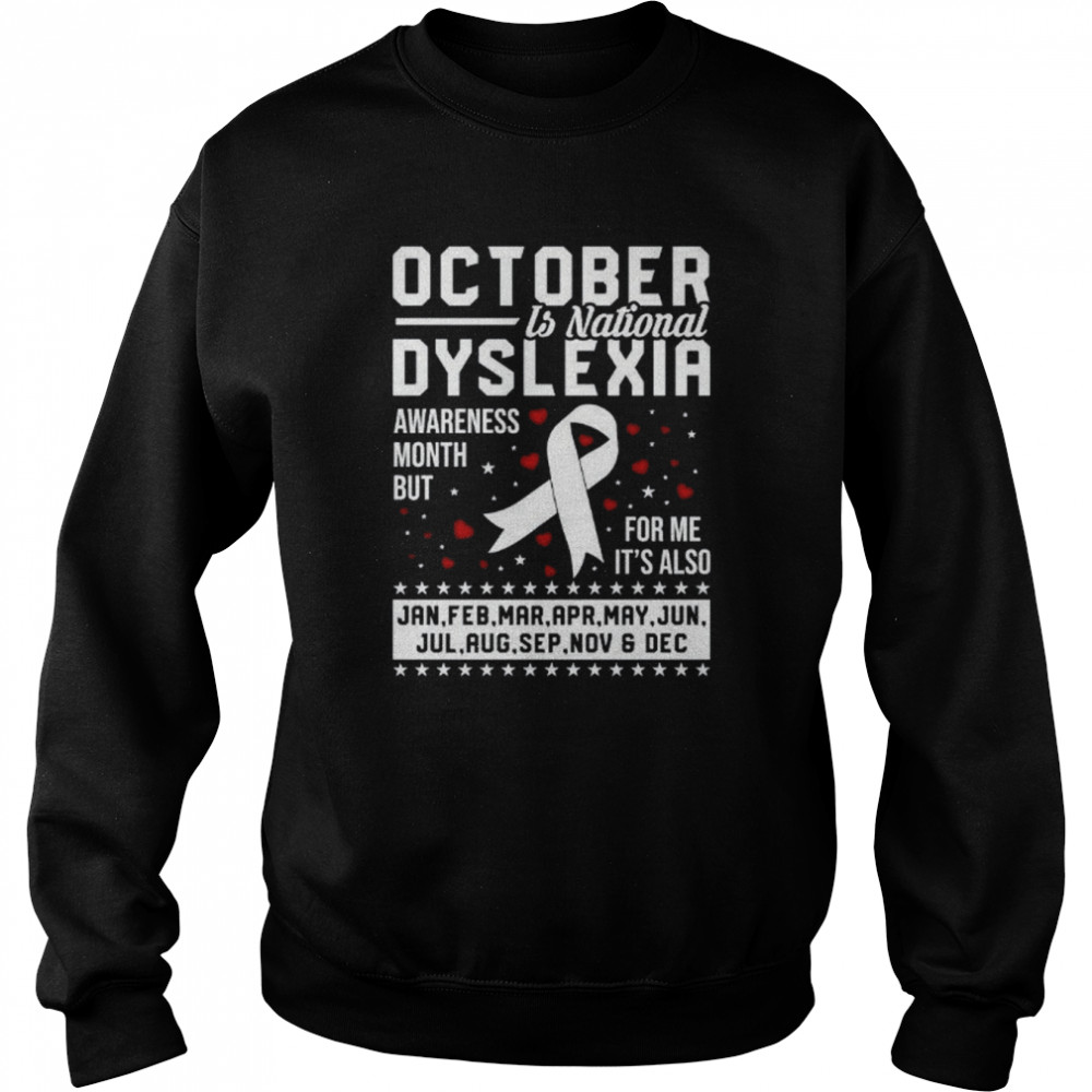 Dyslexia Awareness  Unisex Sweatshirt
