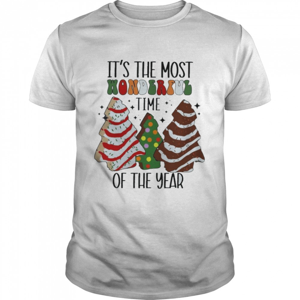 It’s The Most Wonderful Time Of The Year Christmas Tree Cake shirt Classic Men's T-shirt