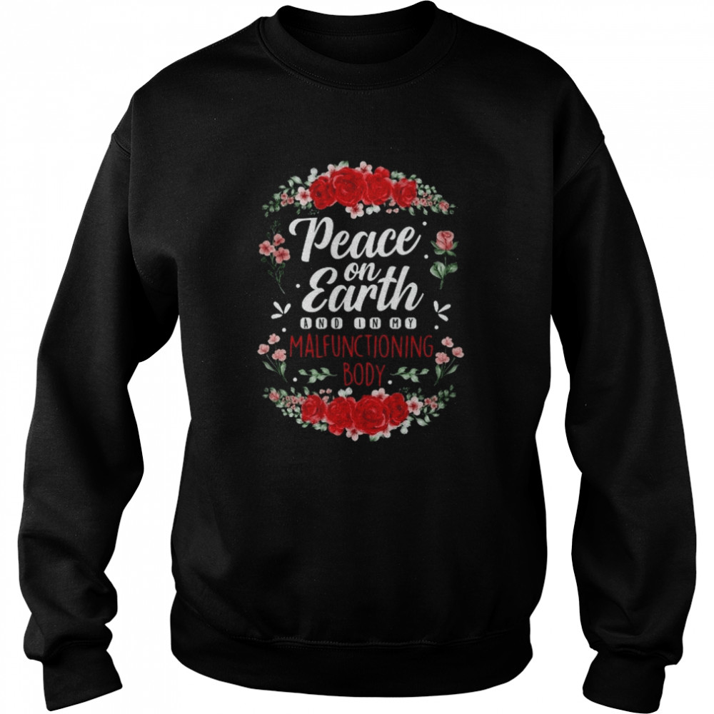 Peace Flowers  Unisex Sweatshirt