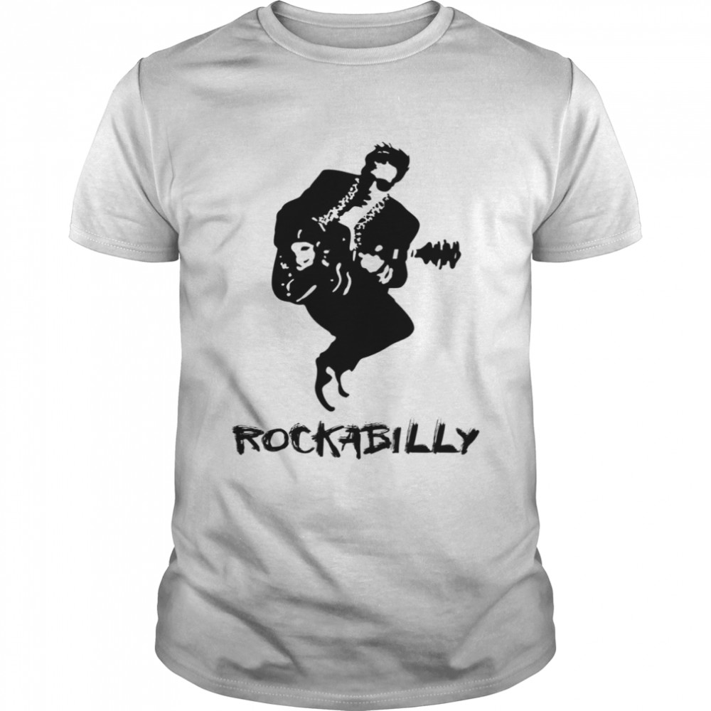 Rockabilly Guitarist Chuck Berry Black shirt