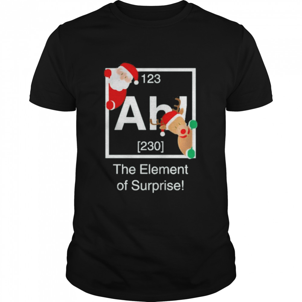 The element of surprise Christmas approaching t-shirt Classic Men's T-shirt
