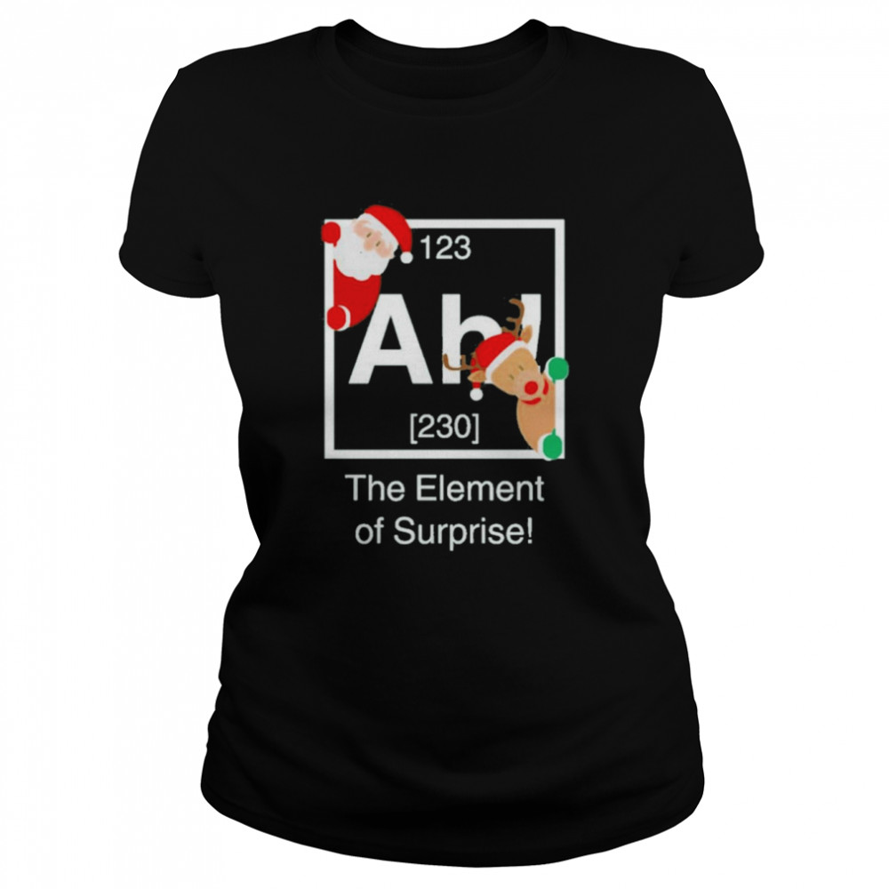 The element of surprise Christmas approaching t-shirt Classic Women's T-shirt