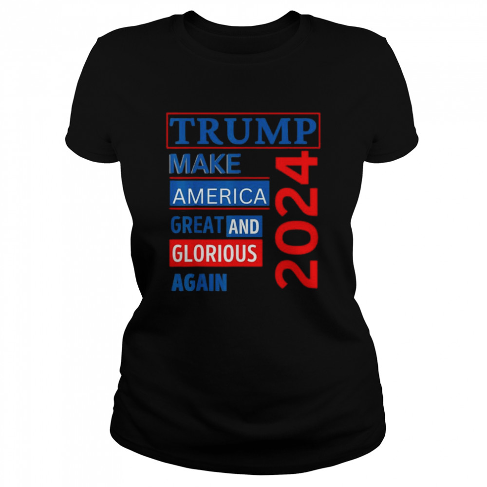 trump 2024 campaign movement pro Trump antI Joe Biden shirt Classic Women's T-shirt
