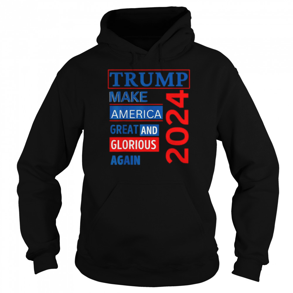 trump 2024 campaign movement pro Trump antI Joe Biden shirt Unisex Hoodie