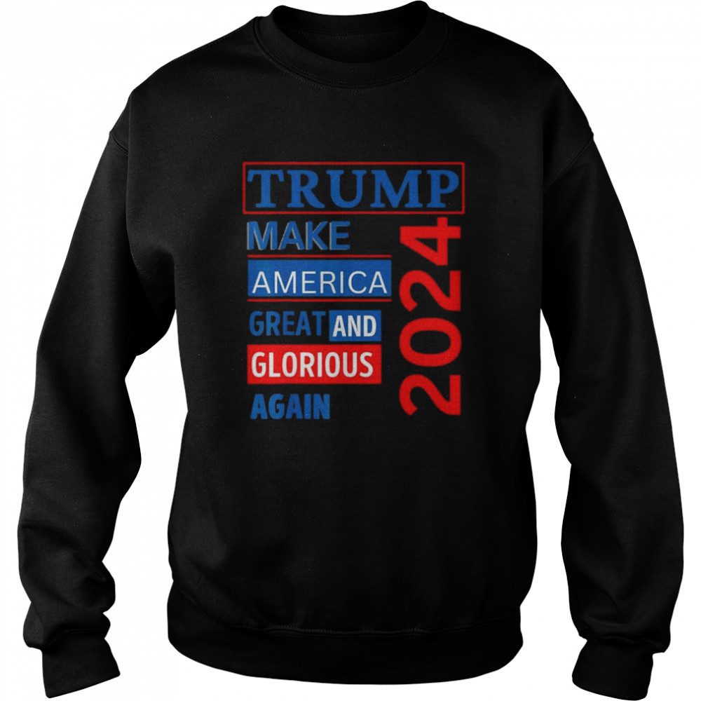 trump 2024 campaign movement pro Trump antI Joe Biden shirt Unisex Sweatshirt