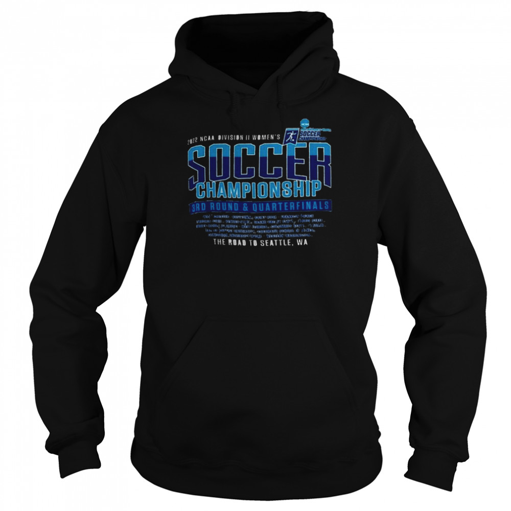 Awesome 2022 NCAA Division II Women’s Soccer 3rd Round & Quarterfinal  Unisex Hoodie