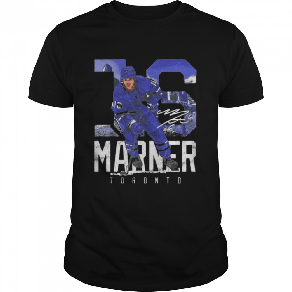 Awesome mitch Marner Toronto Maple Leafs number 16 landmark shirt Classic Men's T-shirt
