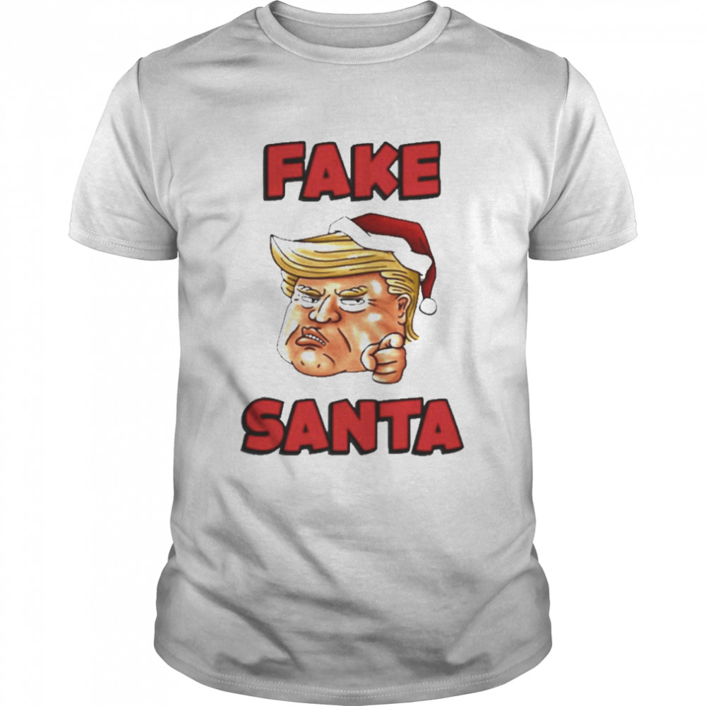 Christmas Trump fake santa t-shirt