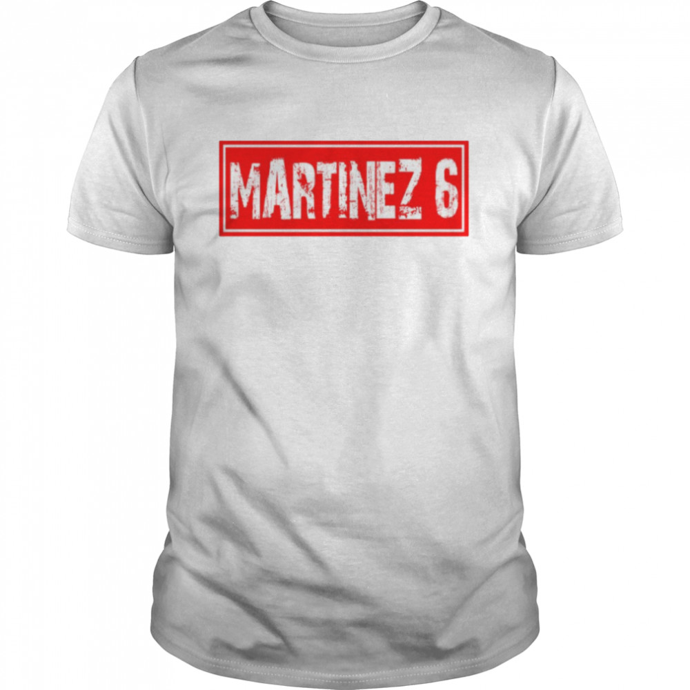 Red Typographic Design Lisandro Martinez shirt