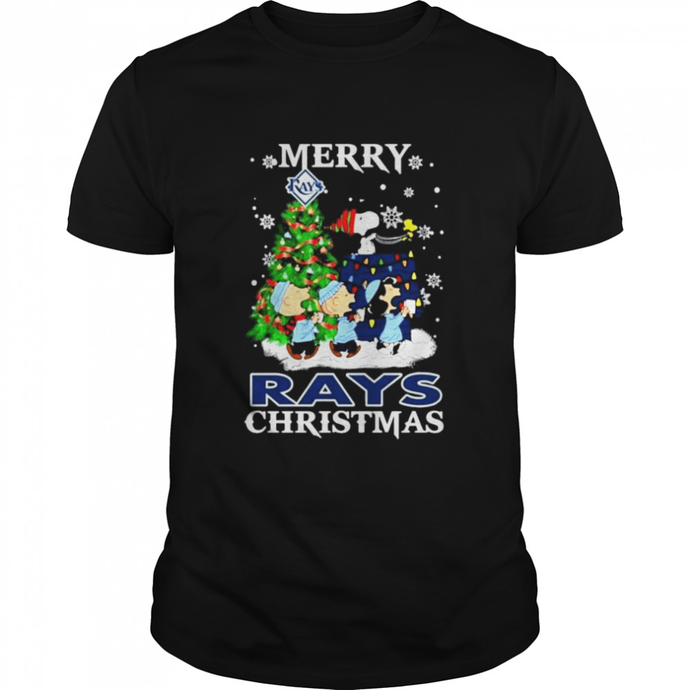 Snoopy and Friends Merry Tampa Bay Ray Christmas shirt