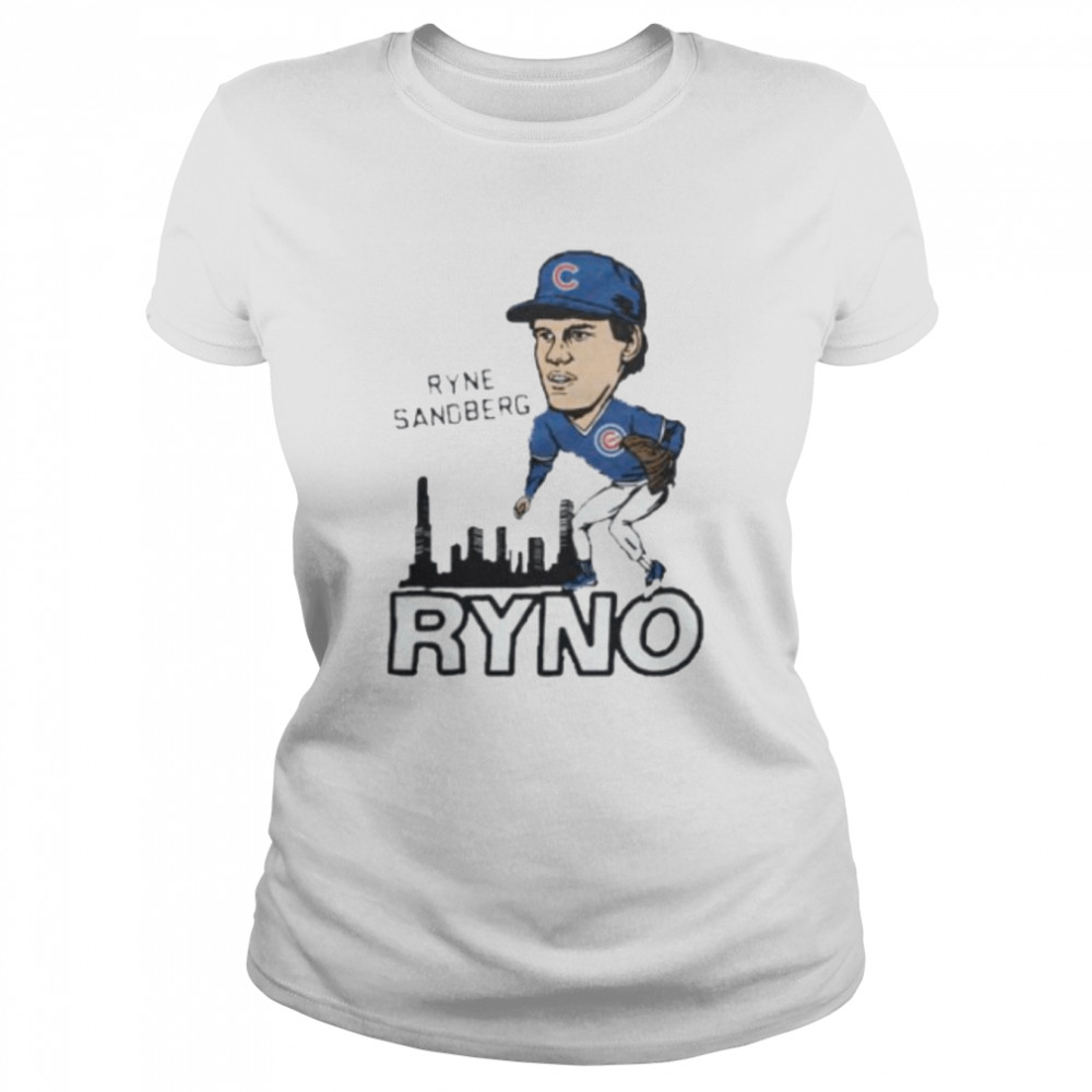 best ryne sandberg ryno chicago cubs shirt classic womens t shirt